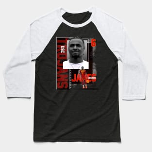 Bronny James 6 Baseball T-Shirt